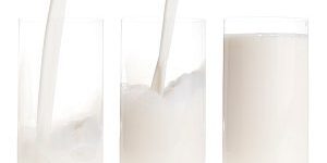 Pouring milk calcium