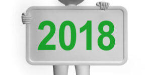 Sign Showing Year Two Thousand And Twenty new year