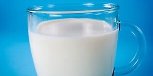 Glass of milk milk