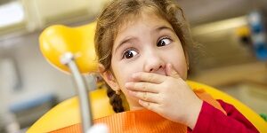 Dental visit autistic children at the dentist