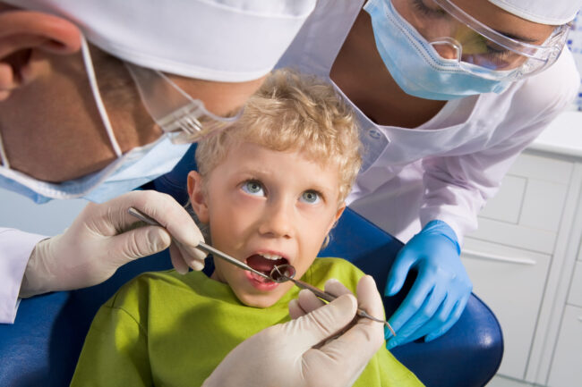 Checking mouth